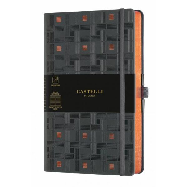 Σημειωματάριο CASTELLI 13X21 Weaving copper