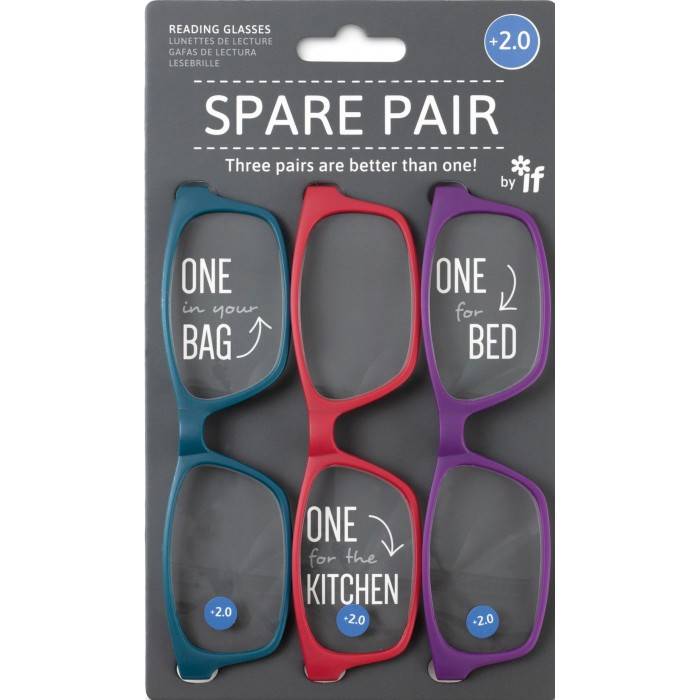 IF Γυαλιά πρεσβυωπίας σετ 3/τεμ SPARE PAIR +2.5 Brights