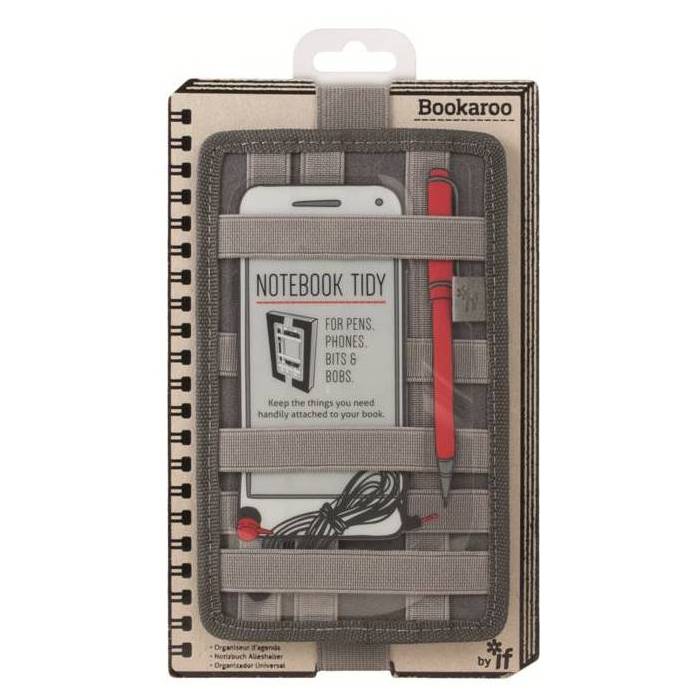 IF plc book lovers notebook tidy grey