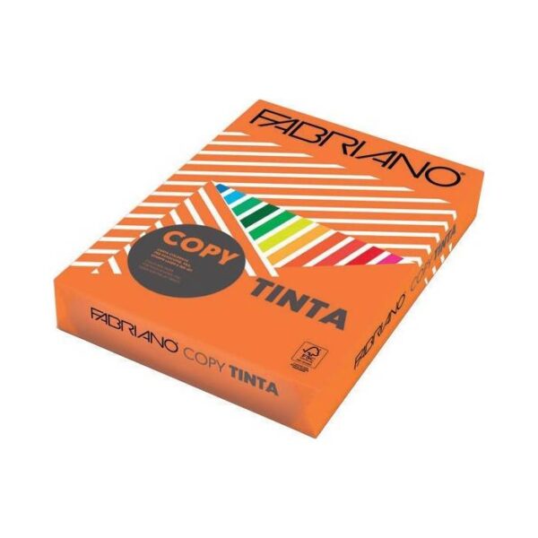 FABRIANO έγχρωμο χαρτί 160γρ. πορτοκαλί aragosta πακ/250