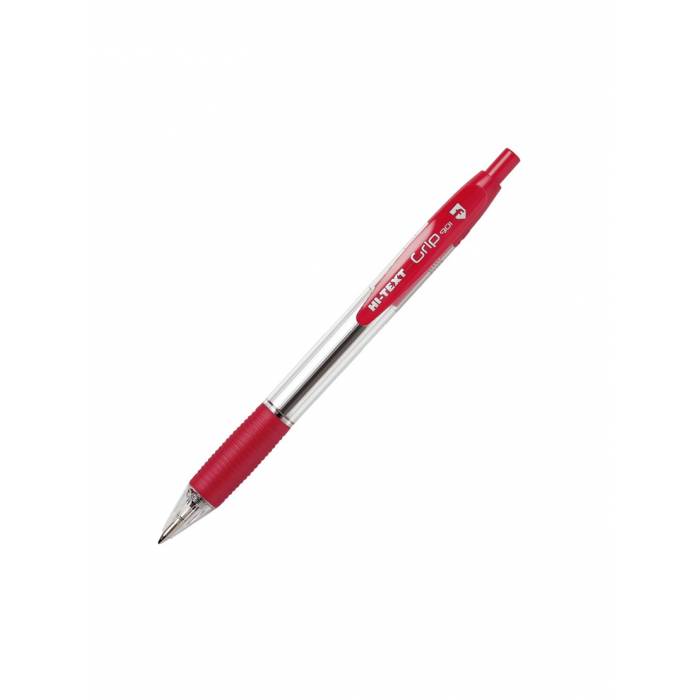 Στυλό διαρκείας Hitext 901 grip κόκκινο 1.0mm