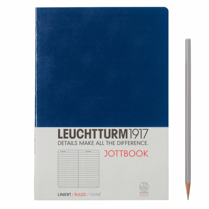 Σημειωματάριο LEUCHTTURM1917 Α5 jottbook ριγέ μπλε